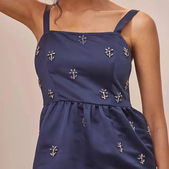 Anthropologie Beaded Babydoll Tank - Picture 2 of 3